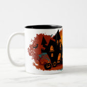 ハロウィーンビーブスホラー魔女カボチャ ツートーンマグカップ (左)