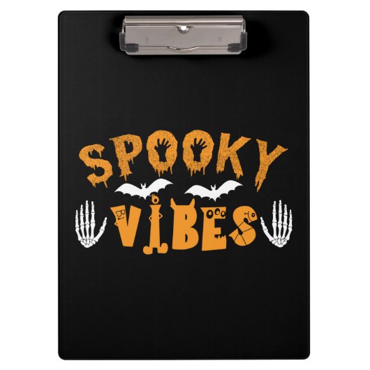 ハロウィーンビ不気味ベス誕生日 クリップボード (正面)