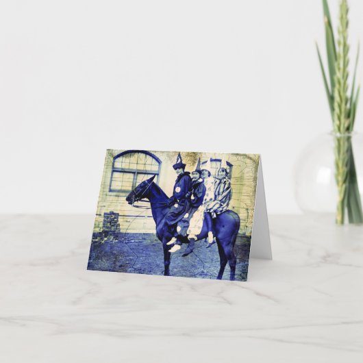 ハロウィーンピエロオンアホース カード (正面)