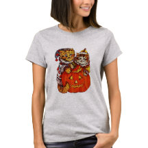 ハロウィーンピエロ子猫