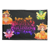 ハロウィーンピクシーズピローケース 枕カバー (裏面)