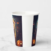 ハロウィーンピットブルカボチャ怖 紙コップ (左)