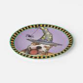 ハロウィーンピットブル紙プレート ペーパープレート (アングル)