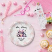 ハロウィーンピンクベビーが赤ちゃんシャワーを醸造 ペーパープレート (パーティー)