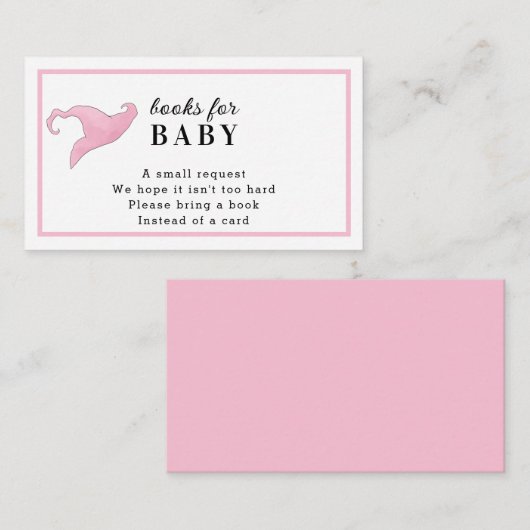 ハロウィーンピンクベビーはベビーのための醸造本 エンクロージャーカード (正面/裏面)