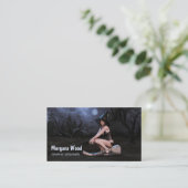 ハロウィーンピンナップガールinムーンライトビジネスカード 名刺 (スタンド正面)