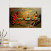 ハロウィーンファイレクラッカー ポスター (キッチン)