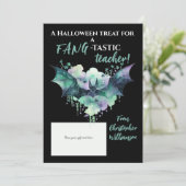 ハロウィーンファンタスティック先生ギフトカードホルダー シーズンカード (スタンド正面)