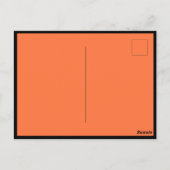 ハロウィーンフウ不気味ルのトリックまたは治療 ポストカード (裏面)