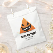 ハロウィーンフェイバーバッグカスタムー顔 フェイバーバッグ (クリップ留めされた状態)