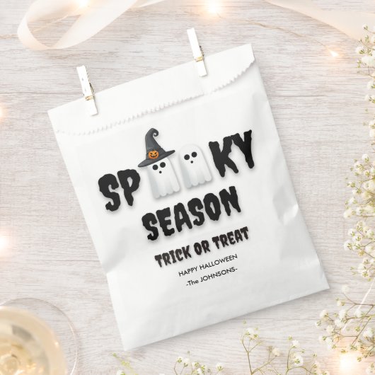 ハロウィーンフェイバーバッグ不気味 – シーズン幽霊 フェイバーバッグ (クリップ留めされた状態)