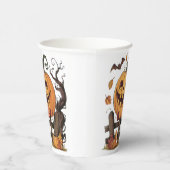 ハロウィーンフェスティバルカボチャ紙カップ 紙コップ (右)