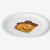 ハロウィーンフェスティバルパーティープレート ペーパープレート (アングル)