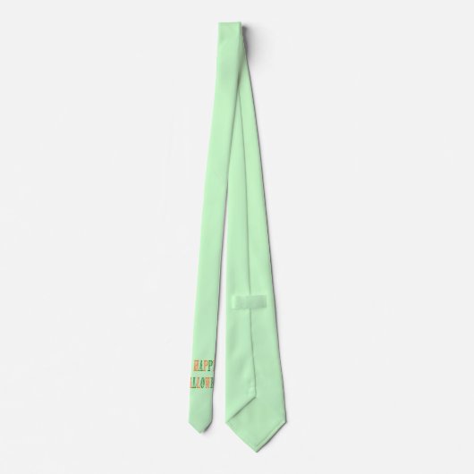 ハロウィーンフェスティバル文字 ネクタイ (裏面)