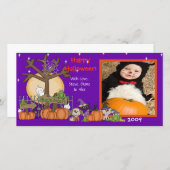 ハロウィーンフォトカード (正面/裏面)