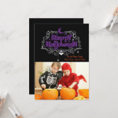 ハロウィーンフォトカード カード (正面/裏面インサイチュ)