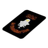 ハロウィーンフォトマグネット |ブーがあなたを見ている マグネット (左側)