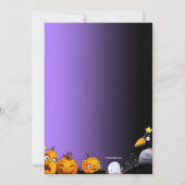 ハロウィーンフォト招待状 招待状 (裏面)