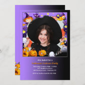 ハロウィーンフォト招待状 招待状 (正面/裏面)