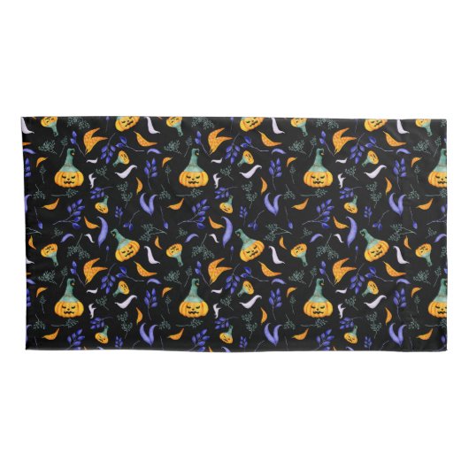 ハロウィーンフォレスト枕ローケース 枕カバー (裏面-右)