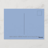 ハロウィーンフォークアートバーンフクロウ&キャンディコーン ポストカード (裏面)