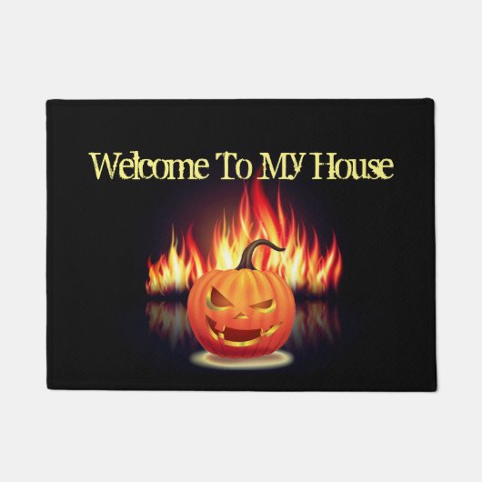 ハロウィーンフォーマット ドアマット (正面)