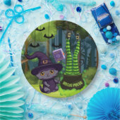 ハロウィーンフカスポカス ペーパープレート (パーティー)