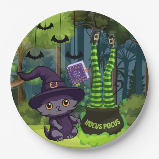 ハロウィーンフカスポカス ペーパープレート (正面)
