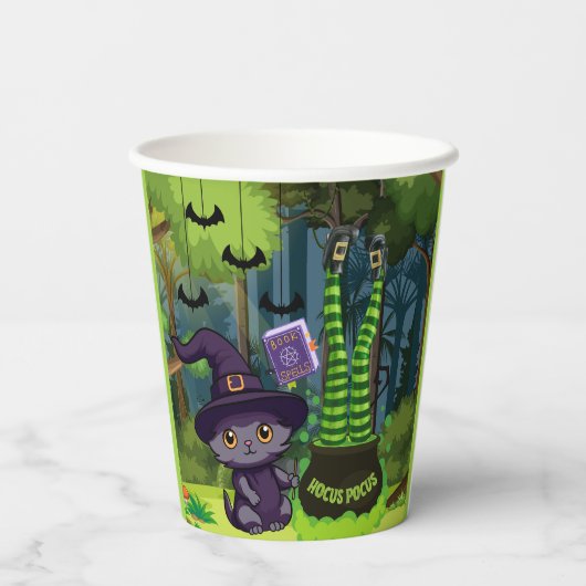 ハロウィーンフカスポカス 紙コップ (裏面)
