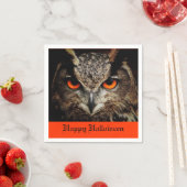 ハロウィーンフクロウ スタンダードカクテルナプキン (インサイチュ)