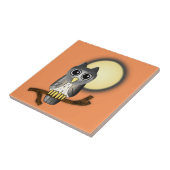ハロウィーンフクロウ タイル (側面)
