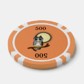 ハロウィーンフクロウ ポーカーチップ (シングル)