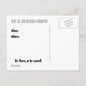 ハロウィーンフダンニット招待状 インビテーションポストカード (裏面)