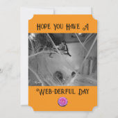 ハロウィーンフラットカード (裏面)