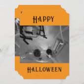 ハロウィーンフラットカード (正面/裏面)