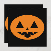 ハロウィーンフラットカード (正面/裏面)