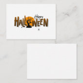 ハロウィーンフラットノートカード ノートカード (正面/裏面)