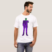 ハロウィーンフランケンシュタインモンスター不気味 Tシャツ (正面フル)