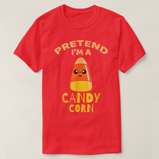 ハロウィーンフリ私はキャンディコーンの衣装パーティー Tシャツ (デザイン正面)