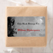 ハロウィーンフルムーンラヴェンカスタムズ蔵書票ラベル ラベル (インサイチュ)