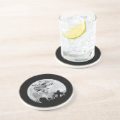 ハロウィーンフルムーン墓地不気味こうもり コースター (側面)