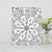 ハロウィーンフレンズのカラーリングページ (スタンド正面)