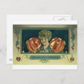 ハロウィーンフレンズ – カボチャ ポストカード (正面/裏面)