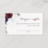 ハロウィーンフローラおむつラッフル エンクロージャーカード (正面)