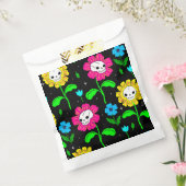 ハロウィーンフローラスカルフラワーブラック フェイバーバッグ (封をした状態)