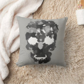 ハロウィーンフローラヴィンテージパンクシュガースカル クッション (ブランケット)