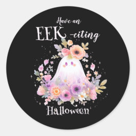 ハロウィーンフローラ幽霊 ラウンドシール