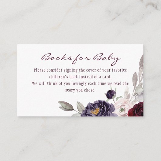 ハロウィーンフローラ書籍ベビー エンクロージャーカード (正面)