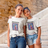 ハロウィーンブイッチングとこうもり女子 Tシャツ