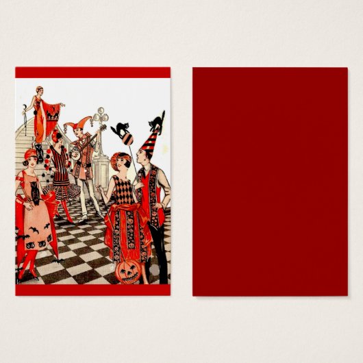 ハロウィーンブックマークまたは小カード (正面&裏面)